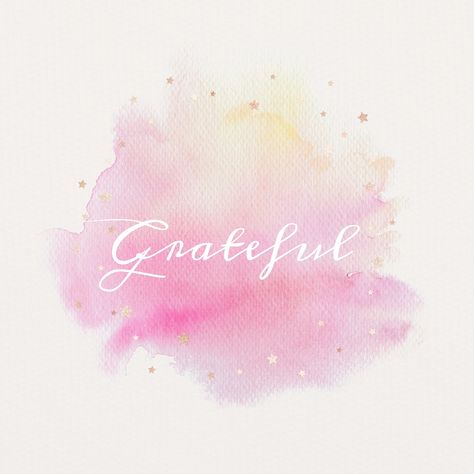 Grateful calligraphy on gradient pink texture | free image by rawpixel.com / cotton Congrats Calligraphy, Grateful Calligraphy, Graduation Watercolor, Congratulations Words, Graduation Background, Relax Meditation, Highlight Ig, Pink Texture, Brush Calligraphy