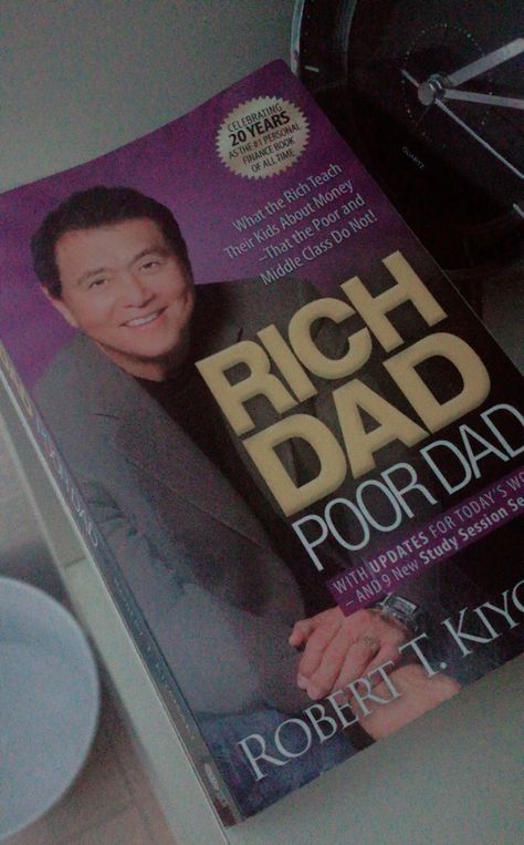 Rich Dad Poor Dad Book Aesthetic, Recommend Books, Intelligent Books, Rich Dad Poor Dad Book, Rich Father, Money Manifest, Financial Habits, Investing Books, Library Aesthetic