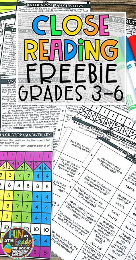 Close Reading Strategies, Close Reading Passages, Text Dependent Questions, Reading Tutoring, 6th Grade Reading, Reading More, Reading Comprehension Strategies, Third Grade Reading, 5th Grade Reading