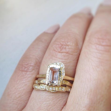 MISA Jewelry on Instagram: “Oh morganites, you make us blush ☺️ #misajewelry” Misa Jewelry, Rose Gold Halo Diamond Ring, Rose Gold Halo Engagement Ring, Morganite Engagement Ring Rose Gold, Pink Morganite Ring, Morganite Jewelry, The Beauty Of Life, Alternative Bridal, Beauty Of Life