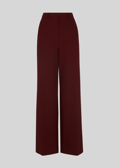 Backless Loafers, Elegant Pant, Wide Trousers, Anime Dress, Gowns Of Elegance, Burgundy Dress, Womens Dress Pants, Basic Outfits, Work Attire