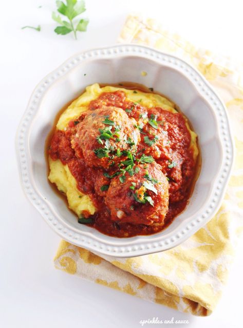 Pork and Veal Meatballs in Tomato Sauce Meatballs Pork, Tomato Sauce For Meatballs, Veal Meatballs, Meatballs In Tomato Sauce, Meatloaf Dinner, Recipe Pork, Slow Cooker Meatballs, Pork Meatballs, Meatball Recipe