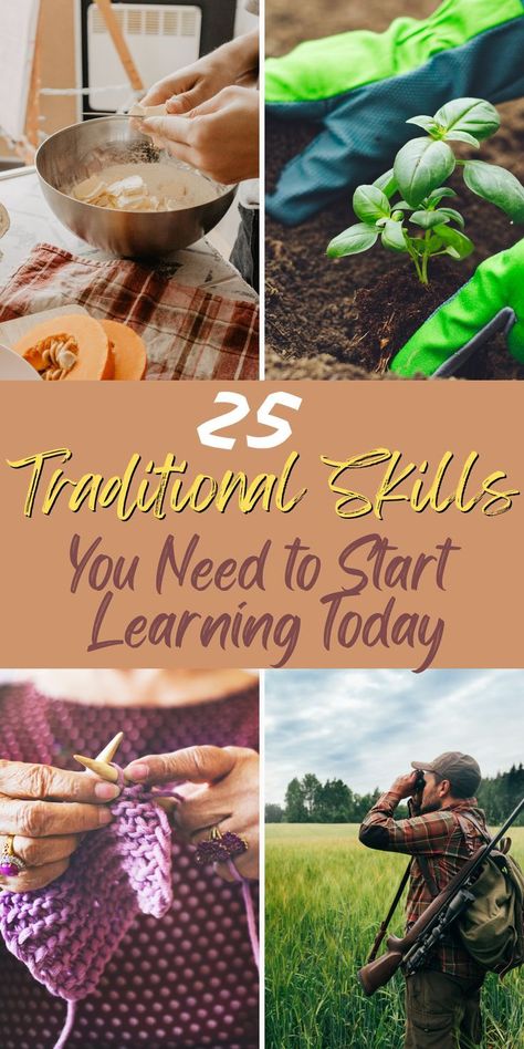 25 Traditional Skills You Need to Start Learning Cottagecore Hobbies, Homestead Equipment, Cottagecore Life, Happy Homemaking, Living Simply, Homesteading Skills, Gadgets Technology, Survival Gardening, World Of Wonder