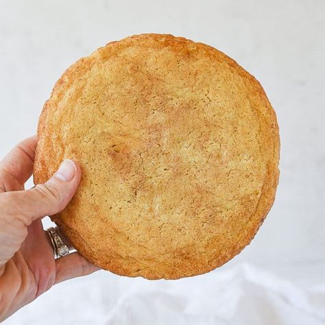 Giant Snickerdoodle Cookie Recipe, Small Batch Recipes, Cake For Two Recipe, Snickerdoodle Cookie Recipe, Snickerdoodle Bars, Batch Baking, Batch Recipes, Snickerdoodle Cookie, Recipes For Two