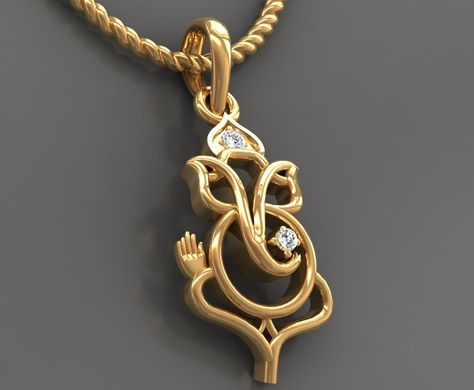 Ganesh Ji Pendant Gold, Ganesh Locket Pendants, Gents Pendant, Traditional Maharashtrian Jewellery, Modern Mangalsutra Designs, Modern Mangalsutra, Om Jewelry, Gold Pendants For Men, Maharashtrian Jewellery