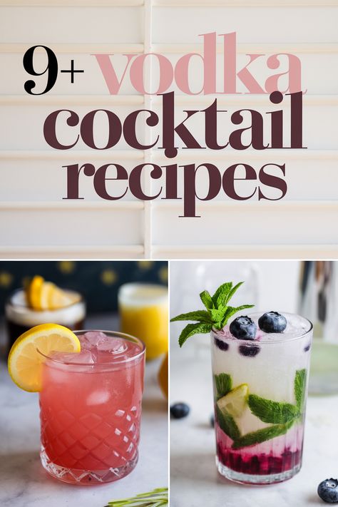 Love cocktails? Whip up these easy vodka recipes right in your kitchen! Perfect for parties or relaxing nights in. From classic martinis to fruity fizzes there's something for everyone. Grab your favorite vodka fresh fruits mixers and a shaker to impress your friends with delicious homemade drinks. Cheers to fun! Easy At Home Drinks Alcohol, Vodka And Tonic Recipe, Vodka Fizz Cocktail, Vodka Mixers Easy, Fruity Vodka Cocktails, Cheap Drinks Alcohol Recipes, Alcoholic Drinks With Vodka, Mixed Drinks Vodka, Drinks To Make With Vodka