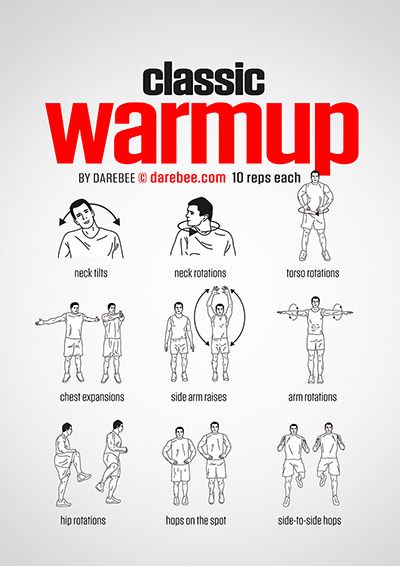 Warmup & Stretching Warmup Workout, Warm Ups Before Workout, Pre Workout Stretches, Warm Up Exercise, Stretches Before Workout, Latihan Dada, Exercise Program, Cardio Training, Workout Warm Up