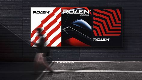 Rolen. Detailing and autocenter. on Behance Car Wash Branding, Car Detailing Logo, Car Poster Design, Bohemian Branding, Motivation Posters, Interactive Web Design, Design Motivation, Automotive Logo Design, Car Coating