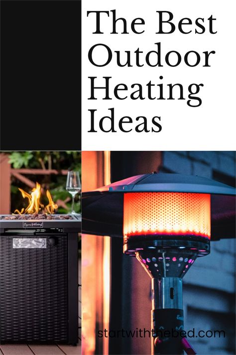 Stay warm with these outdoor heating ideas all year long really. Be it for a small event of a wedding, these heating ideas are perfect. Screened In Porch Heater, Outdoor Heating Ideas Porch, Outdoor Heating Ideas Deck, Porch Heater Ideas, Heat Lamps Outdoor, Outdoor Heater Ideas, Patio Heaters Outdoor Ideas, Patio Heater Ideas, Outdoor Heating Ideas