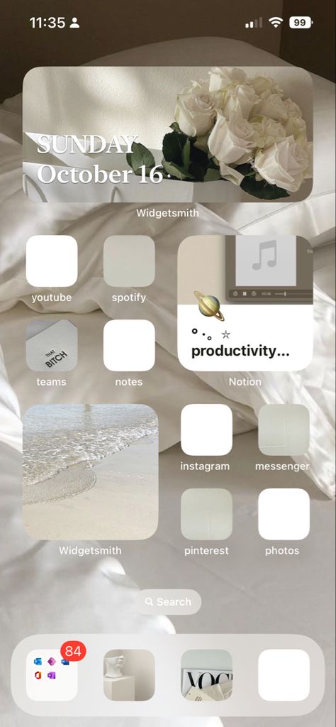 Beige Home Screen, Aesthetic Iphone Home Screen Layout, Aesthetic Iphone Home Screen, Ios 16 Aesthetic, 16 Aesthetic, Home Screen Layout, Beige Home, Iphone Home Screen, Iphone Home Screen Layout
