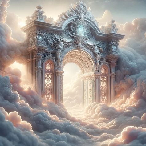 Heaven Gates, Starway To Heaven, Images Of Faith, Going To Heaven, Heaven Tattoos, Heaven's Gate, Religious Tattoos, Jesus Christ Artwork, Heaven Art