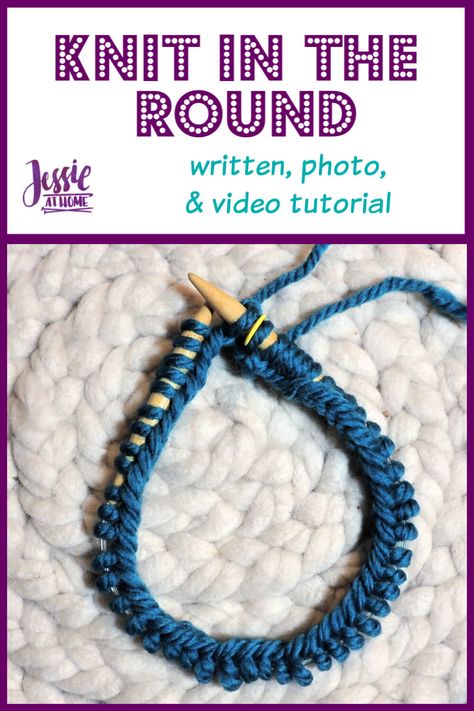 Join to Knit in the Round - it\'s really, really easy Knitting Patterns Hats Women, Joining Yarn, Beanie Knitting Patterns Free, Sewing Hats, Knitting Hacks, Knitting Help, Knitting Tutorials, Knitting Tips, Diy Yarn