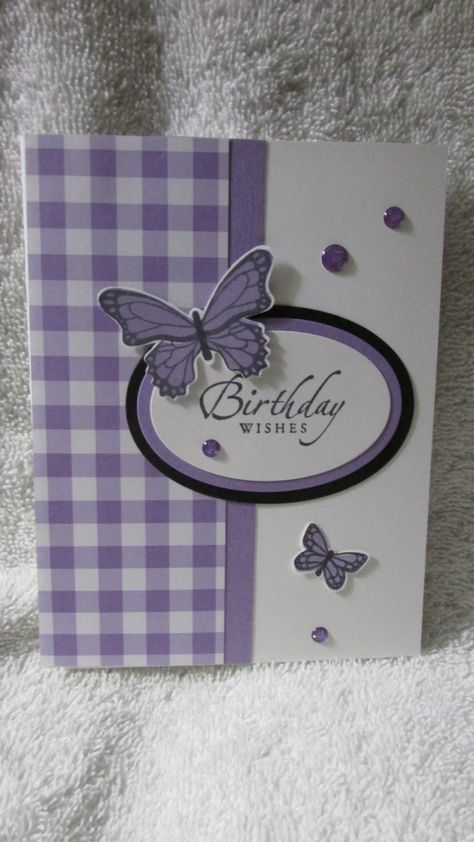 Stampin’ UP Butterfly Gala Birthday Card | Melissa's Creative Stampin' Birthday Cards With Butterflies, Stampin Up Girls Birthday Cards, Crafting With You Stampin Up Cards, Stampin Up Birthday Cards For Women, Creative Birthday Cards Diy Handmade, Stampin Up Birthday, Designer Paper Cards, Stampin Up Birthday Cards, Butterfly Birthday Cards