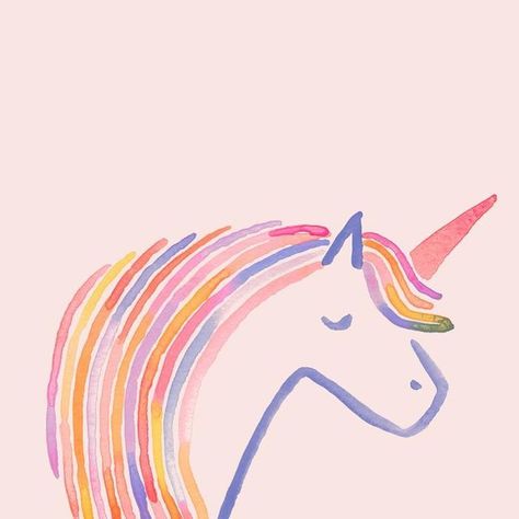 Jen Peters on Instagram: "My favorite toddler is turning 3 soon so we are going to have a unicorn brunch to celebrate 🦄" Unicorn Watercolor, Land Animals, Unicorn Illustration, Cartoon Unicorn, Art Watercolour, A Unicorn, Cute Cartoon, Watercolor Art, Coloring Books