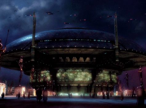 Coruscant Skyline, Coruscant Aesthetic, Fictional Cities, Padmé Amidala, Star Wars Planets, Gif Background, Star Wars Gif, Sea Of Stars, Star Wars 1977