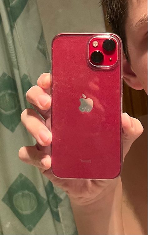 Iphone 13 Red Aesthetic, Iphone 13 Mini Red, Iphone 13 Red, Red Iphone 13, Phone Case Diy Paint, I Get Money, Red Iphone, Photo Editing Vsco, Iphone Obsession