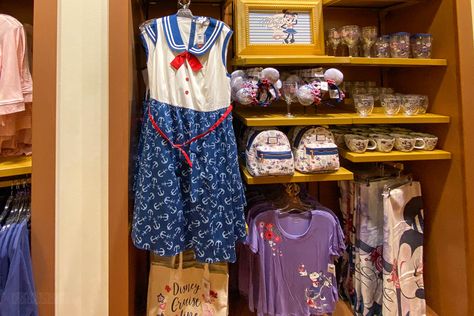 Disney Cruise Line Merchandise Preview • The Disney Cruise Line Blog Nautical Outfits, Mini Magnets, Minnie Mouse Ears Headband, Creative Names, Cruise Collection, Mouse Ears Headband, Spirit Jersey, Minnie Mouse Ears, Cruise Line