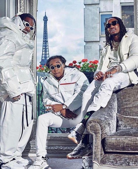 Migos Fashion, Migos Wallpaper, Quavo Offset, Migos Quavo, Rapper Art, Supreme Wallpaper, Rap Wallpaper, High Key, Hip Hop Art