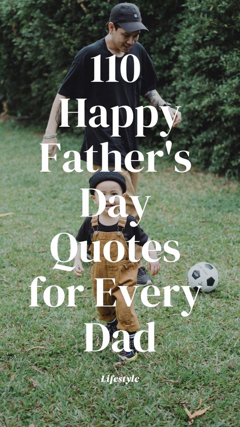 Find the perfect words to celebrate Dad's special day with a collection of more than 100 Father's Day quotes perfect for every dad. Happy Father’s Day To All Dad, Happy Father’s Day Quote, Happy Fathers Day To All Dads Quotes, Father’s Day Caption Instagram, Happy Fathers Day To All Dads, Happy Fathers Day Quotes For Him, Father’s Day Quotes For My Husband, Father’s Day Quotes From Daughter Funny, Quotes For Father Day