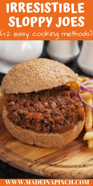 Recipe For Sloppy Joes, Beef Sloppy Joes, Best Sloppy Joes, Hamburger Bbq, Easy Sloppy Joes, Sloppy Joe Recipes, Crockpot Lasagna Easy, Sloppy Joe Recipe Easy, Sloppy Joes Sandwich