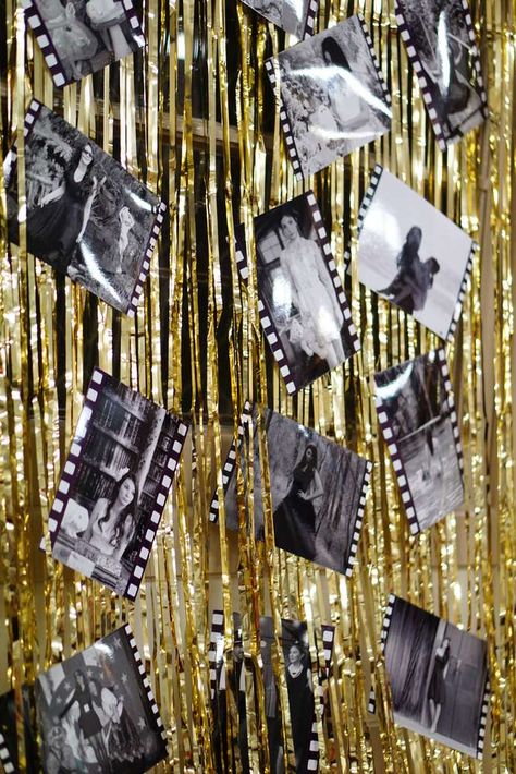 Friend Party Ideas, Hollywood Birthday Party Ideas, Hollywood Birthday Party, Hollywood Theme Party Decorations, Deco Cinema, Hollywood Birthday Parties, Oscars Party Ideas, Cinema Party, Red Carpet Theme