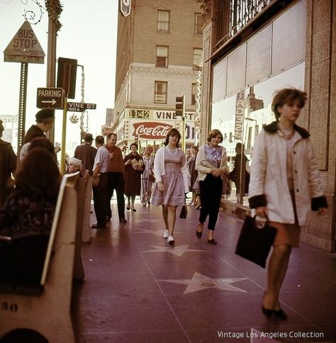 Hollywood and Vine in 1967 at 11:42 AM... Hollywood And Vine, Retro Ephemera, California Hollywood, Coachella 2017, Ca History, Los Angeles Hollywood, The Kinks, Hooray For Hollywood, Vintage Los Angeles