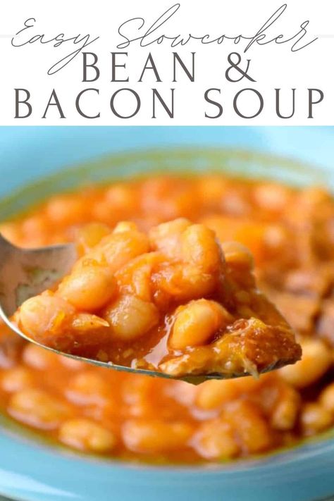 Bean And Bacon Soup Pioneer Woman, Bean With Bacon Soup Recipe, Bean Rice Recipes, Bean With Bacon Soup, 16 Bean Soup, Bacon Soup Recipes, Bean And Bacon Soup, Bean Rice, Rice And Beans Recipe