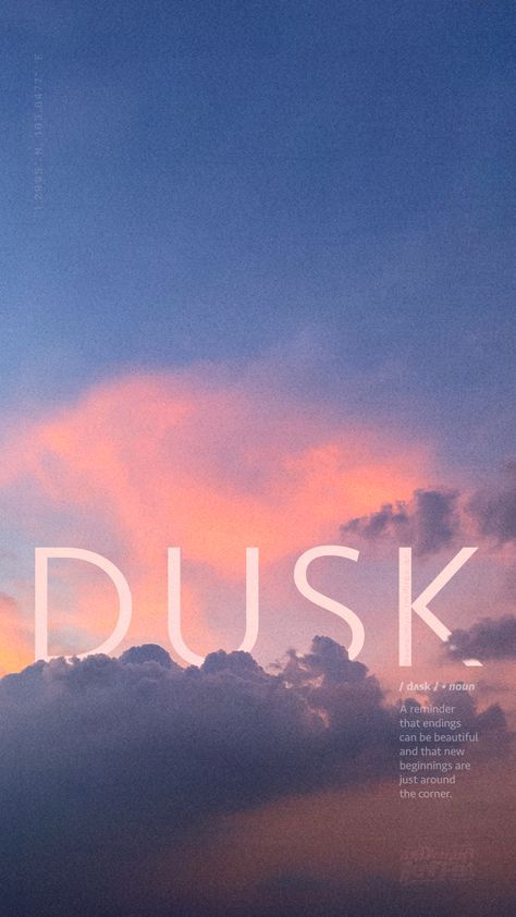 In many ways, dusk is a metaphor for the cycle of life itself. Just as the sun sets and rises again each day, we too experience endings and new beginnings throughout our lives, with the promise of growth and renewal. Let us avoid getting caught up in the past or future, and welcome dusk with open hearts and minds! #dusk #sunset #newbeginnings #inspiration #nature #sky #clouds #hope #optimism #graphicalart #wallpaper Future Dusk Color 2025, Future Dusk, Cycle Of Life, New Beginnings, Singapore, Digital Download Etsy, Printable Wall Art, The Past, Wall Art Prints