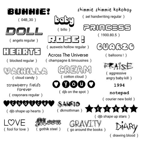 Dafont Fonts, Paint Font, Name Folder, Font Pack, Font Combo, Font Combos, Pretty Fonts, Word Fonts, Font Packs