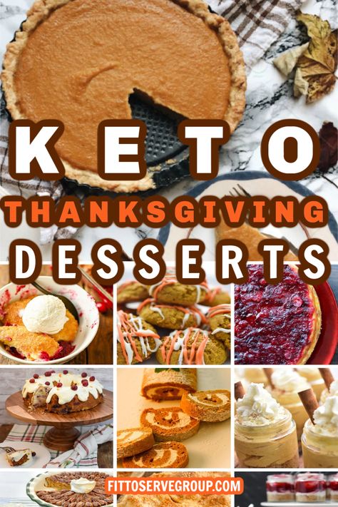 Enjoy this large collection of keto Thanksgiving desserts that will put you in the holiday spirit and keep you in ketosis! It's chock-full of traditional desserts, as well as a few that are on their way to becoming classics. keto Thanksgiving desserts | low carb Thanksgiving desserts| Gluten-free Thanksgiving desserts| Sugar-free Thanksgiving desserts Thanksgiving Desserts Sugar Free, Thanksgiving Desserts Keto, Sugar Free Thanksgiving Desserts, Keto Thanksgiving Desserts, Desserts Low Carb, Low Carb Thanksgiving, Gluten Free Desserts Thanksgiving, Keto Thanksgiving Recipes, Keto Basics