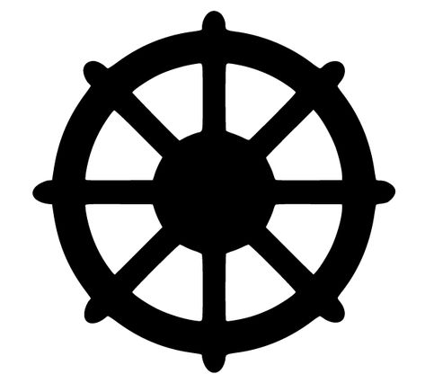 Free Vector Dharmachakra Symbol Dharma Chakra Wheels, Dharma Chakra Tattoo, Dharmachakra Tattoo, Dharma Chakra, Chakra Images, Paper Mechanics, Celtic Shield, Ancient Egyptian Deities, Celtic Druids