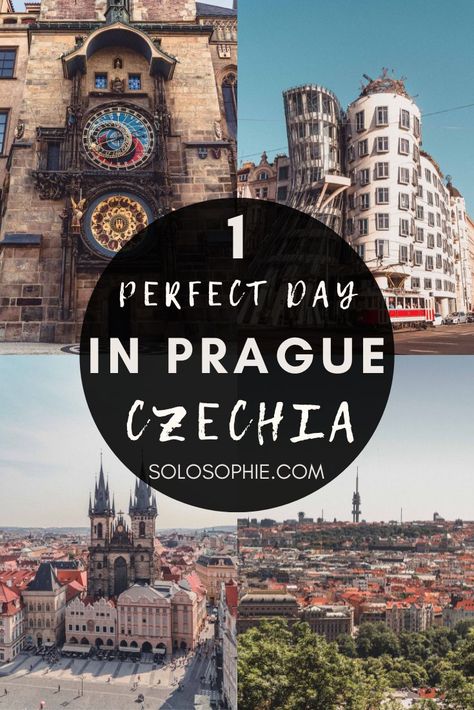 One Day in Prague Itinerary You'll Want to Steal | solosophie Prague Itinerary, John Lennon Wall, Prague Old Town, Europe 2024, Prague Castle, Old Town Square, Photography Guide, New Town, 12th Century