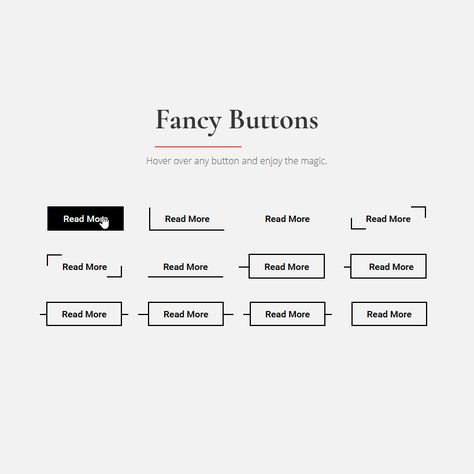 Fancy Button Hover Effects Coding Buttons CSS CSS3 Hover HTML HTML5 Resource Responsive Snippets Transition Web Design Web Development Css Design Inspiration, Html Code Web Design, Hover Effect Web Design, Website Button Design, Web Design Buttons, Button Design Web, Web Button Design, Web Buttons Design, Buttons For Website