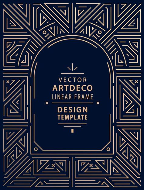 Art Deco Packaging Design, Art Deco Pattern Geometric Design, Modern Art Deco Graphic Design, Modern Border Design, Art Deco Book Cover, Frame Graphic Design, Art Deco Logo Design, Art Deco Branding, Art Deco Packaging