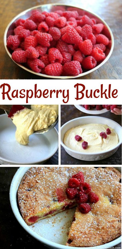 Fresh Picked Raspberry Recipes, What To Do With Fresh Picked Raspberries, Fresh Raspberry Dump Cake, Fresh Raspberry Recipes Easy, Raspberry And Blackberry Recipes, Frozen Rasberry Deserts, Easy Fresh Raspberry Desserts, Red Raspberry Desserts, Rasberry Deserts Fresh