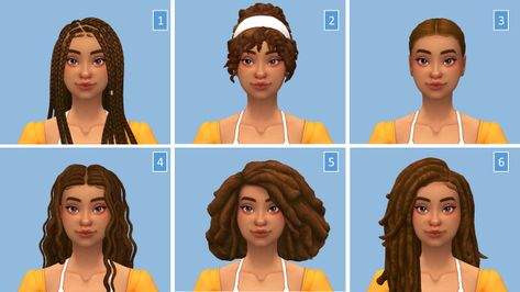 A list of textured/POC hairstyles Sims 4 Textured Hair, Poc Hairstyles, Sims Mods, Textured Hair, Sims 4, Hairstyles, Tumblr, Hair Styles, Hair