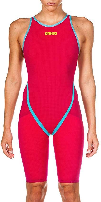 Competition swimwear for women | The Arena Women's Powerskin Carbon Flex VX Open Back Racing Swimsuit is a high grade racing suit for competitive swimmers.   Made with premium garments, the Powerskin Carbon Flex Kneeskin is designed to provide maximum compression with its V-Flex system of bonded seams. Arena Swimwear, Swimmer Girl Problems, Swimming Gear, Competition Swimwear, Competitive Swimming, Competitive Swimming Suits, Swimwear For Women, Racing Suit, Swimming Workout