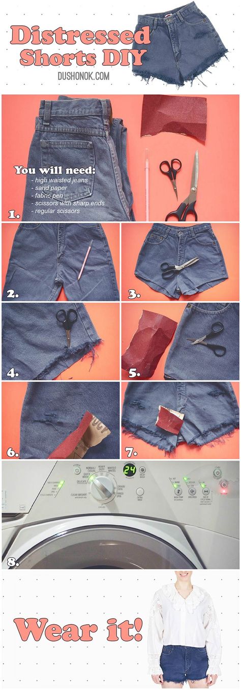 Brand Outfits, Jeans Crafts, Shorts Diy, Branded Outfits, Summer Wardrobe Staples, Blue Jeans Crafts, Diy Shorts, Trendy Denim, Diy Making