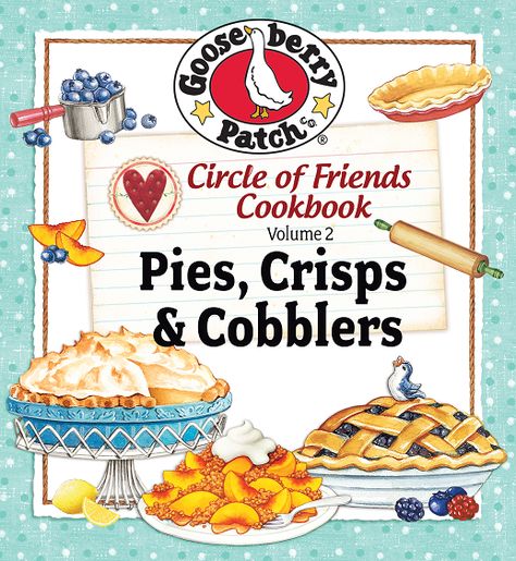 Get a copy of Gooseberry Patch's Pies, Crisps, & Cobblers for FREE! Fried Peach Pies, Gooseberry Patch Cookbooks, Betty Crocker Recipe Cards, Salad Cheese, Spreads Recipes, Salad Cake, Christmas Cookbook, Gooseberry Patch, Cookie Brownie Recipe