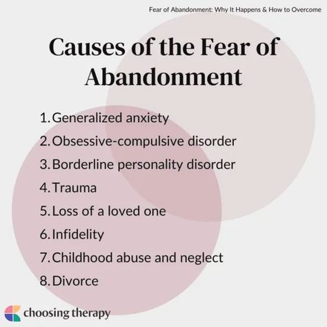 8 Reasons You May Have a Fear of Abandonment Fear Of Abandonment Worksheet, Fear Of Being Abandoned, Unhealthy Attachment, Fear Of Abandonment, Relationship Ocd, Abandonment Issues, Medication Management, Mental Health Disorders, Mindfulness Exercises