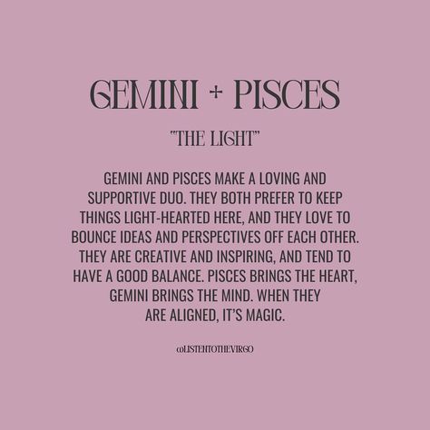 Gemini Love Compatibility + What Works 🤍 #Listentothevirgo Pisces And Gemini, Gemini Love Compatibility, Gemini Pisces, Pisces Compatibility, Gemini Compatibility, Gemini And Pisces, Gemini Love, Love Compatibility, Astrology