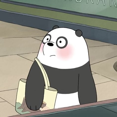 Bear Meme, Bear Bears, Kirby Character, We Bare Bears Wallpapers, Cute Panda Wallpaper, Anime Muslim, Bear Bear, Cartoon Character Pictures, We Bear