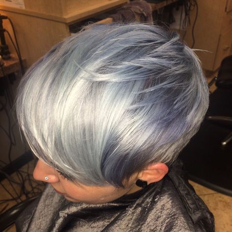 Grey Hair Wax, Edges Hair, Cold Blooded, Silver Hair Color, Silver Grey Hair, Haircut And Color, Hair Wax, Grey Hair Color, Pixie Hairstyles