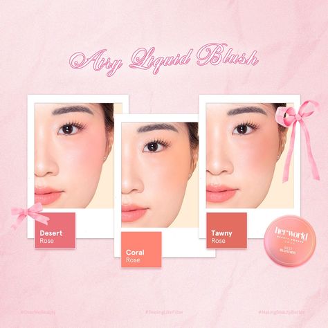 𝗝𝘂𝘀𝘁 𝗮 𝗗𝗮𝗯 𝗪𝗼𝗻’𝘁 𝗛𝘂𝗿𝘁! 😉✨ Discover our Airy Liquid Blush that’s super fun and versatile! Mix, match, and play with all shades for that perfect flush. Your cheeks, your rules🤘🏻 Cosmetic Poster, Dear Me Beauty, Corporate Girl, Liquid Blush, Dear Me, Flat Design, Mix Match, Aura, Blush