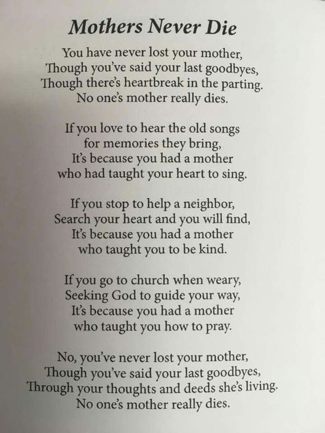 Poem For Obituary, Poems For Losing Your Mom, Poems About Mom In Heaven, Beautiful Obituaries, Losing A Mom Quotes Inspirational, When You Lose Your Mother, Poems About Losing Your Mother, Obituary Ideas Mothers, Quotes About Losing Your Mom