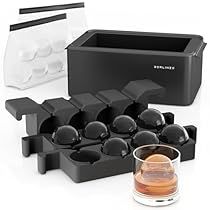 Whiskey Ice Ball, Large Ice Cube Tray, Round Ice Cubes, Sphere Ice, Whiskey Ice, Whiskey Glasses Set, Whisky Cocktails, Ice Ball Maker, Round Ice