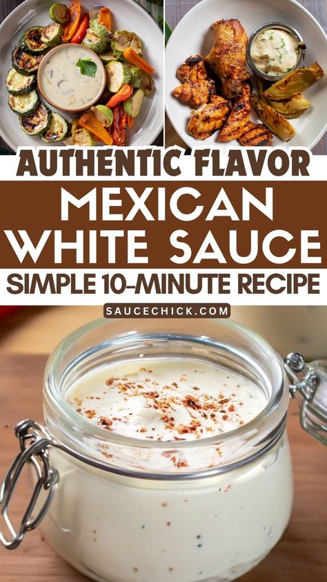 Mexican White Sauce Recipe Mexican White Sauce Recipe, Mexican White Sauce, Mexican Cheese Sauce, Mexican White Cheese, Nacho Sauce, White Cheese Sauce, White Sauce Recipe, Walnut Sauce, Mexican Shrimp