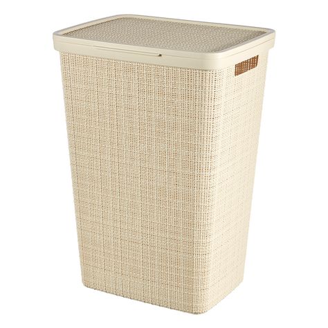 Curver Jute Laundry Hamper Jute Design, Painted Paneling Walls, Tiling Tools, Clothes Hamper, Flooring Tools, Laundry Supplies, Stylish Storage Solutions, Organization Solutions, Container Store