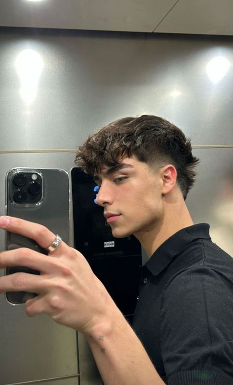 Top 50 Trendy & Cool Men's Fade Haircuts: Detailed Gallery | 50 Best Fade Haircuts for Men (Detailed Gallery) | Aesthetic Hairstyles For Men Aesthetic Mullet Men, Mullet Aesthetic Men, Short Textured Fringe Men, Modern Mullet For Men Straight Hair, Mullet Hairstyle Mens Curly, Mullet Aesthetic, Male Mullet, Mullet Hairstyle Mens, Trendy Mullet