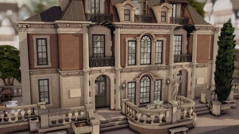 Music and Art School | Patreon The Sims 4 Private School, Sims Boarding School, Private School Sims 4, Sims School Building, Sims 4 Private School, Sims 4 Law Firm, Sims 4 Boarding School, Bloxburg Boarding School, Sims 4 School Build